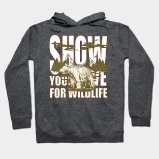 Show your love for wildlife Hoodie